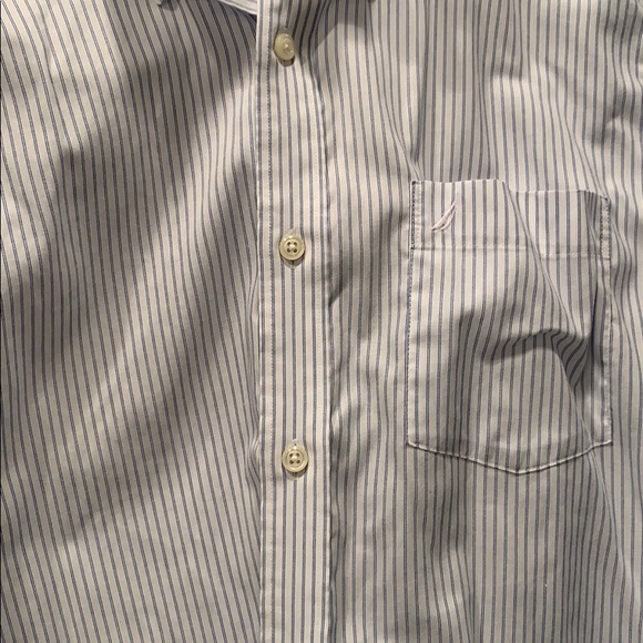 Gently worn nautica dress shirt medium - Picture 2 of 3
